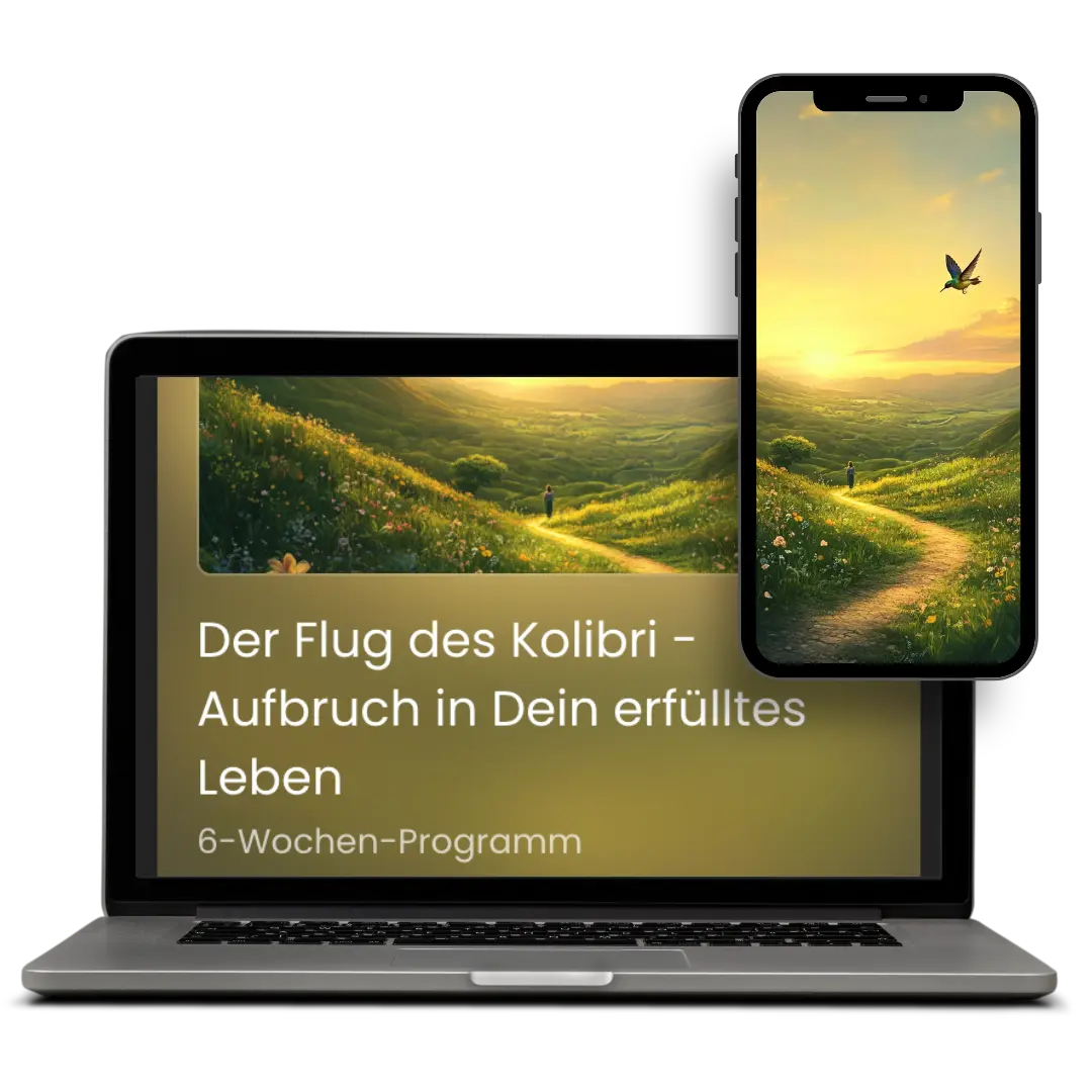 Mockup "Der Flug des Kolibris" mit Ralph Riedel