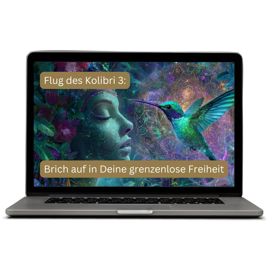 Flug des Kolibri 3-mockup Mockupt des 6-Wochen-Programms "Flug des Kolibri 3- Brich auf in Deine grenzenlose Freiheit